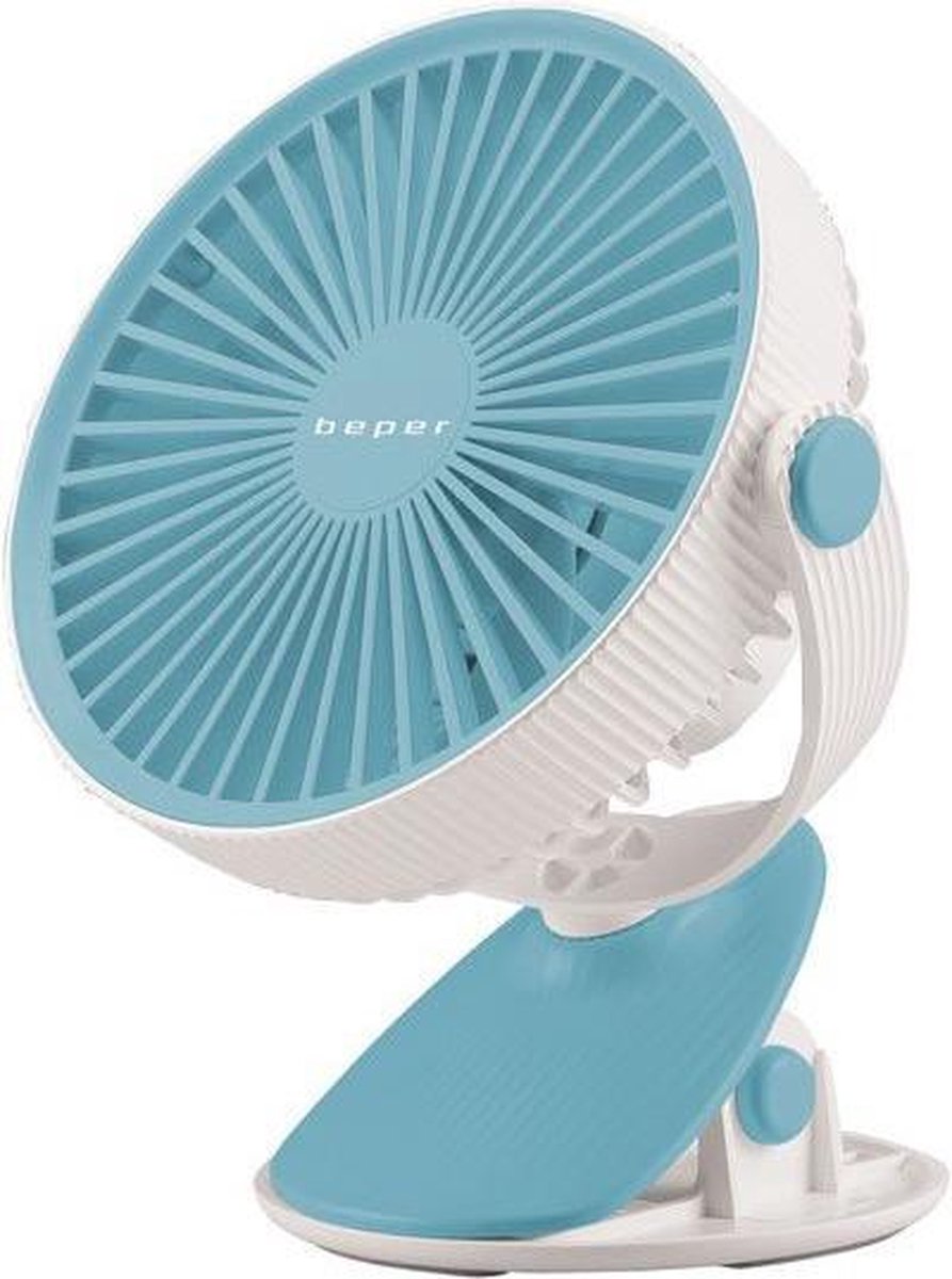 Beper P206VEN420 - Mini Ventilator met Klem - USB