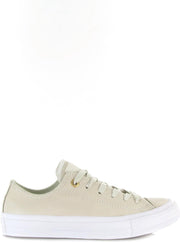 Converse Chuck II Ox Craft Leather - Sneakers - Maat 37 - Beige - Buff/Buff/White