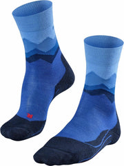 FALKE TK2 Crest Dames Wandel Sok 16194 - 41-42 - Blauw