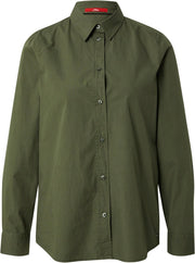 S.oliver blouse popeline Kaki-40 (L)
