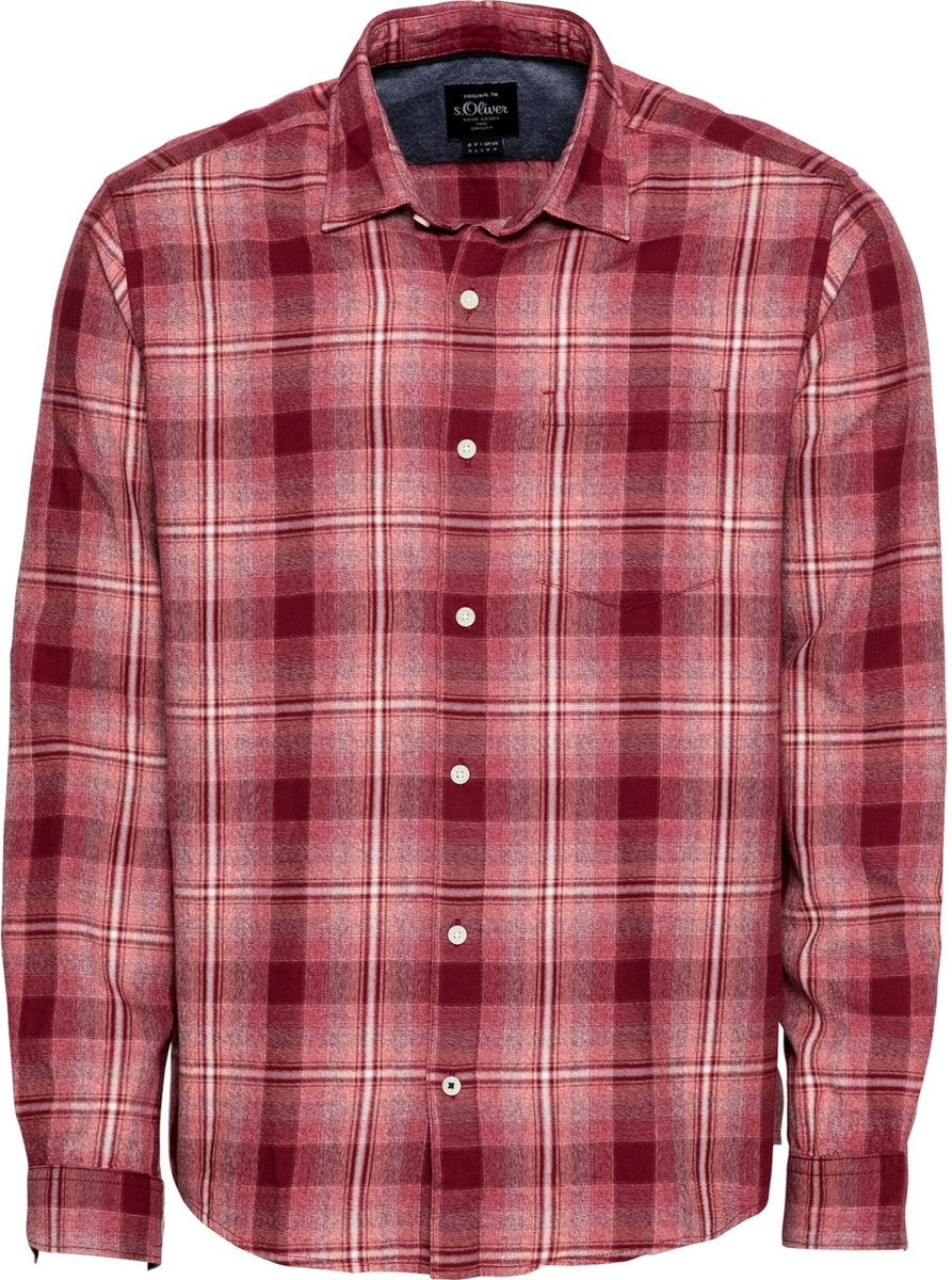 S.oliver overhemd Pastelrood-S