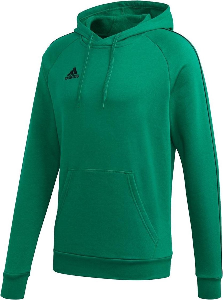 adidas - Core 18 Hoody - Groen - Heren - maat  L