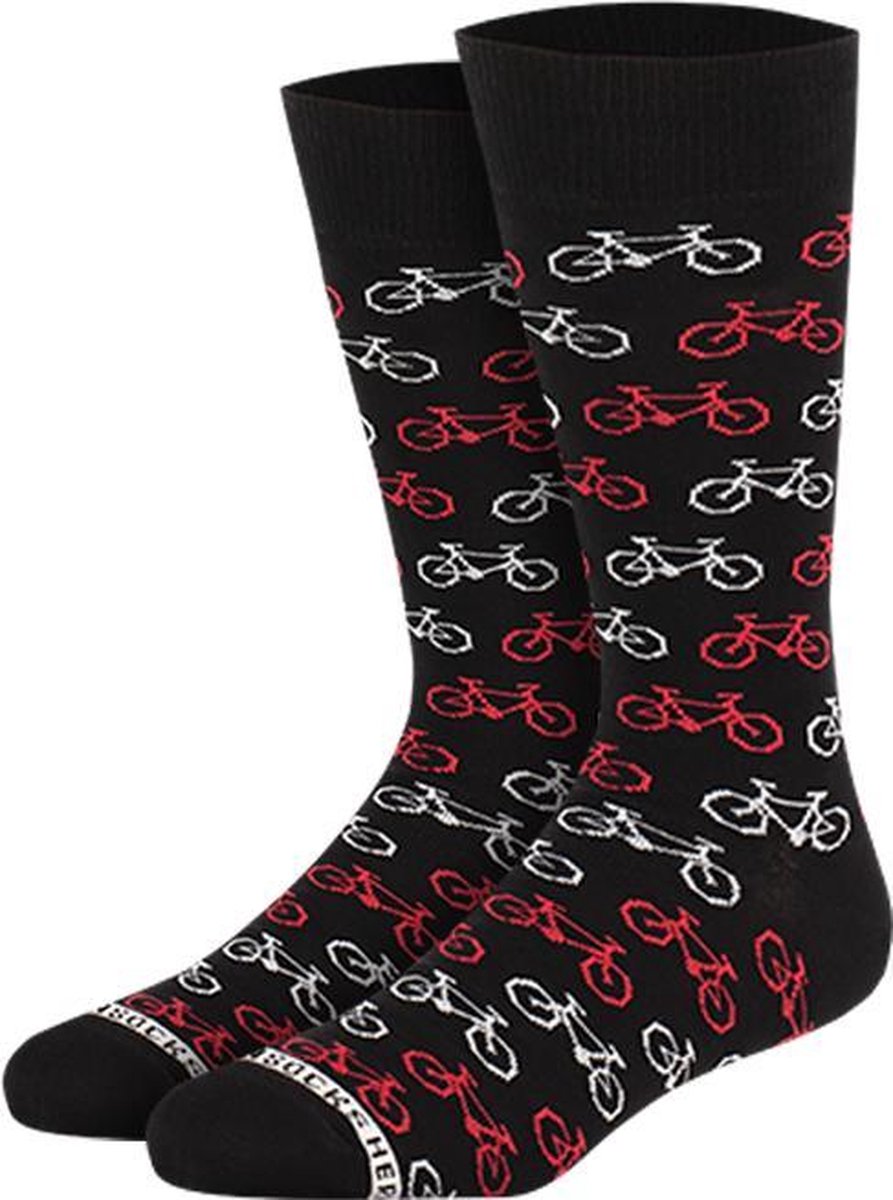 Bike Black Herensokken Maat 41-46