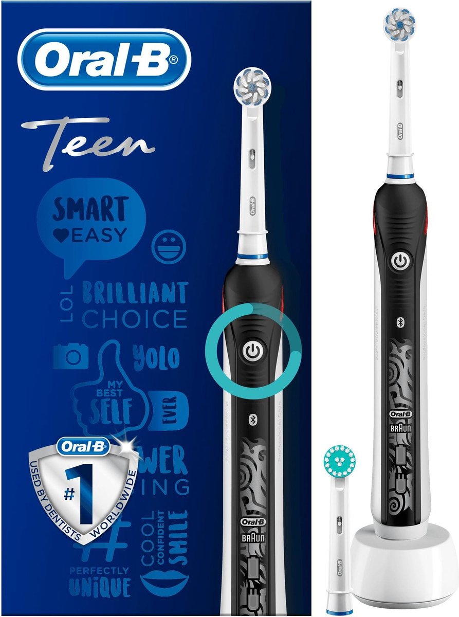 Oral-B Smartseries Teen - Elektrische Tandenborstel - Powered By Braun - 1 Handvat en 2 Opzetborstels