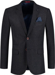 GENTS | Colbert Heren structuur koperblauw 0124 Maat 114
