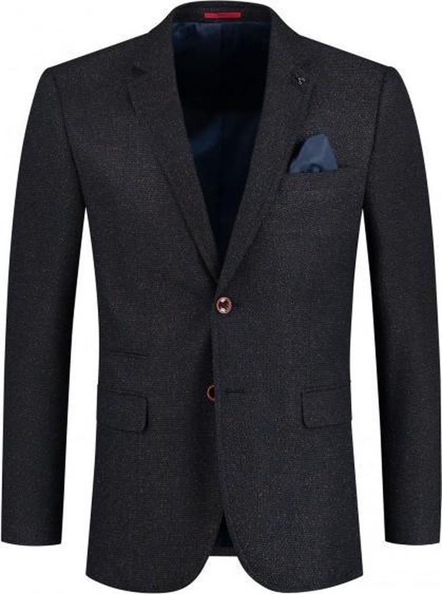 GENTS | Colbert Heren structuur koperblauw 0124 Maat 114