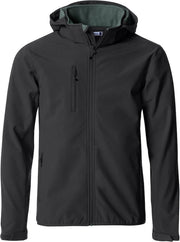 Clique Basic Hoody Softshell - Zwart - Maat XS-34