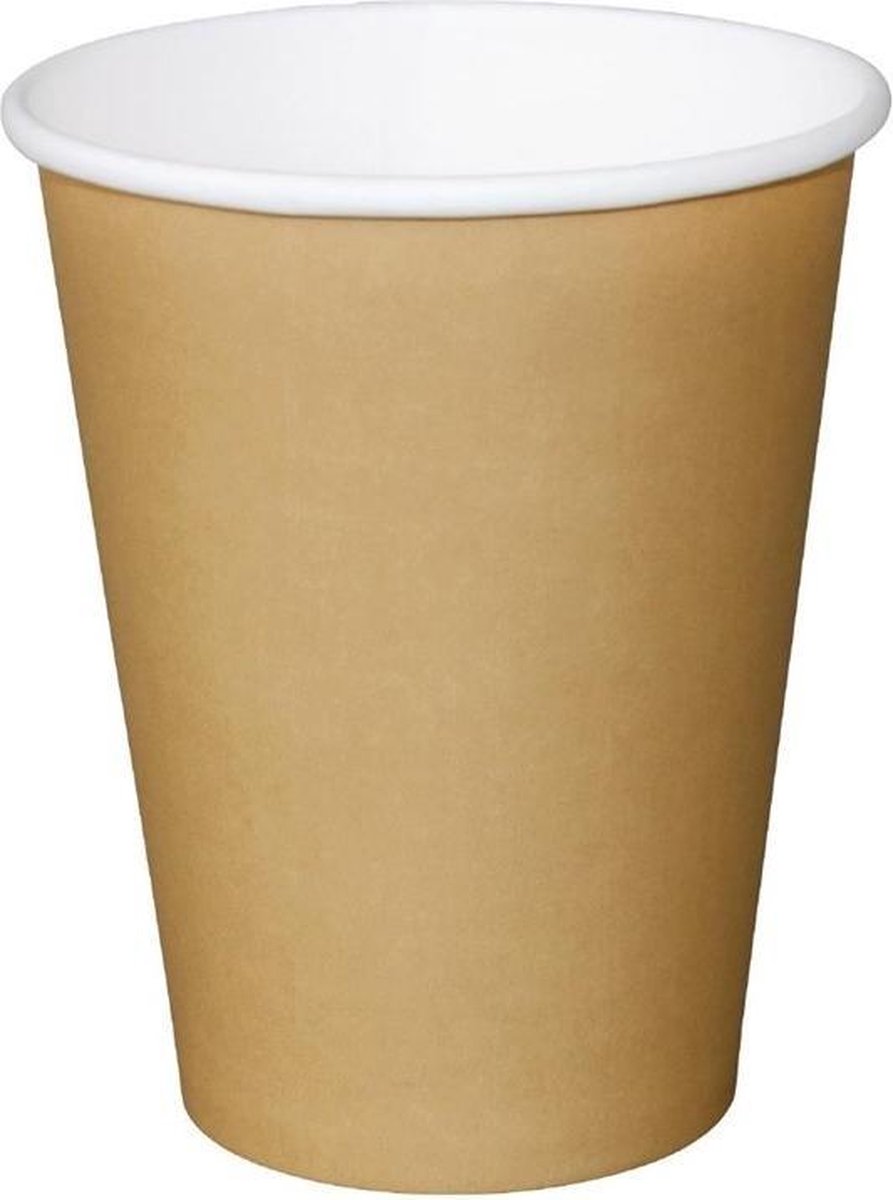 Fiesta Hot cup enkelwandig Kraft lichtbruin 34cl (Box 1000)