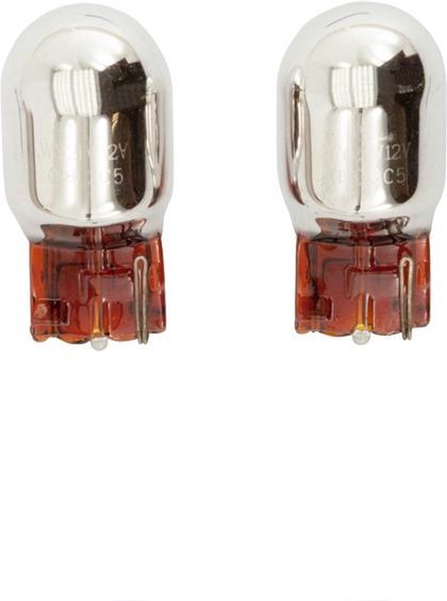 AutoStyle T-20 (WY21W) Lampen 21W/12V Amber ChroomCoated