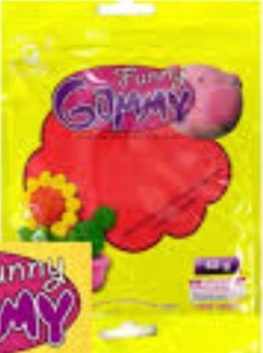 Funny Gummy 60 gram -rood
