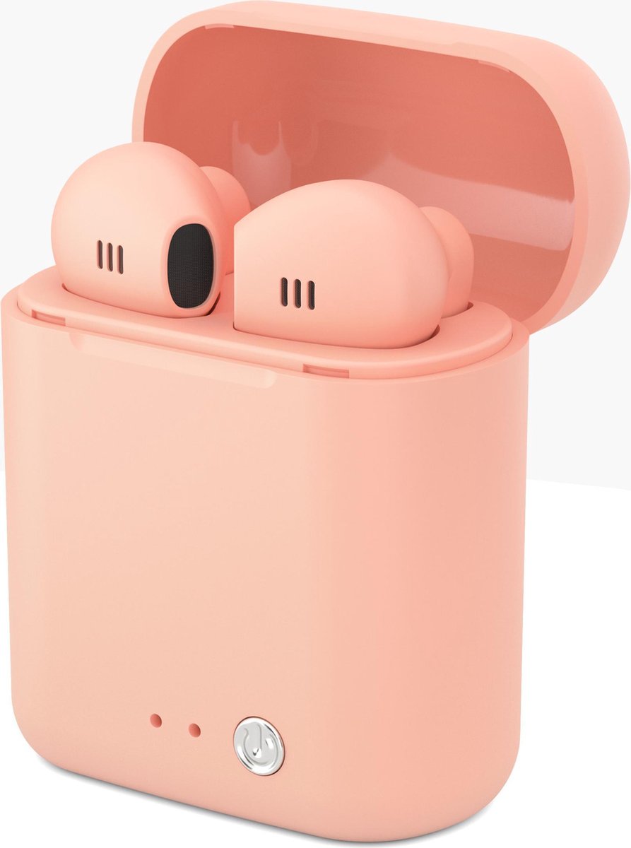 LEDWOOD T14 Bluetooth oortjes -  – earbuds - 5.0 Stereo - draadloze oortjes - roze