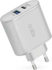 SBS TETRPD30W oplader voor mobiele apparatuur Binnen Wit