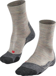 FALKE TK2 Melange Dames Wandelsokken - Beige - Maat 39-40