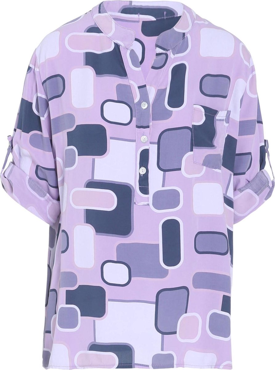 Cassis - Ruime blouse in viscose - Lila