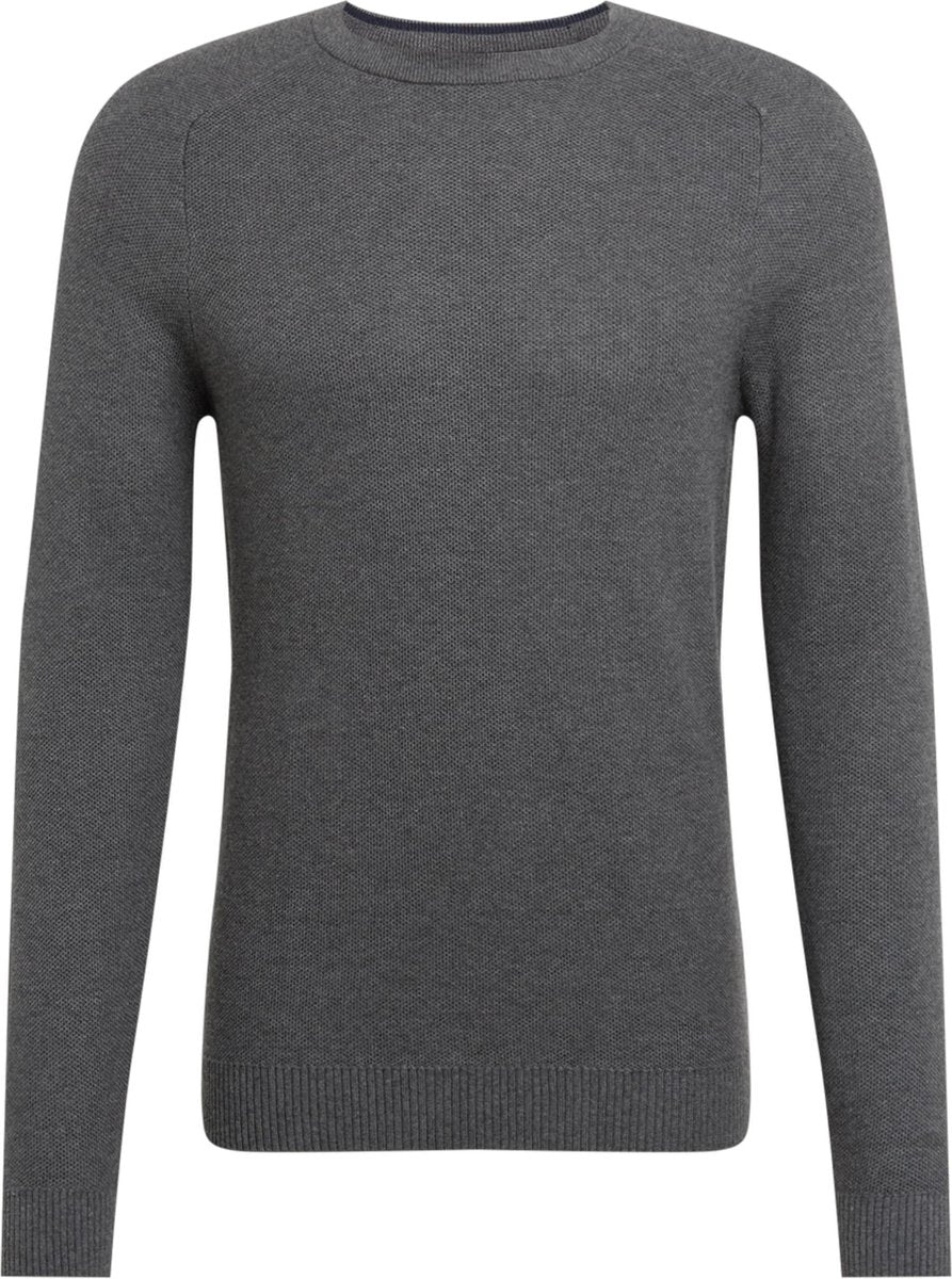 Esprit trui honeycomb Donkergrijs-L