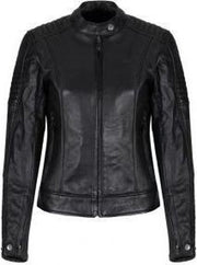 Motogirl Valerie leder dames motorjack - leren motorjas voor vrouwen - Zwart - Maat 3XL