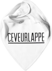 CEVEURLAPPE GESTREEPT WIT
