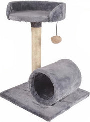 M-pets Krabpaal Erebus Kattenboom 38 X 49 Cm Sisal/pluche Grijs