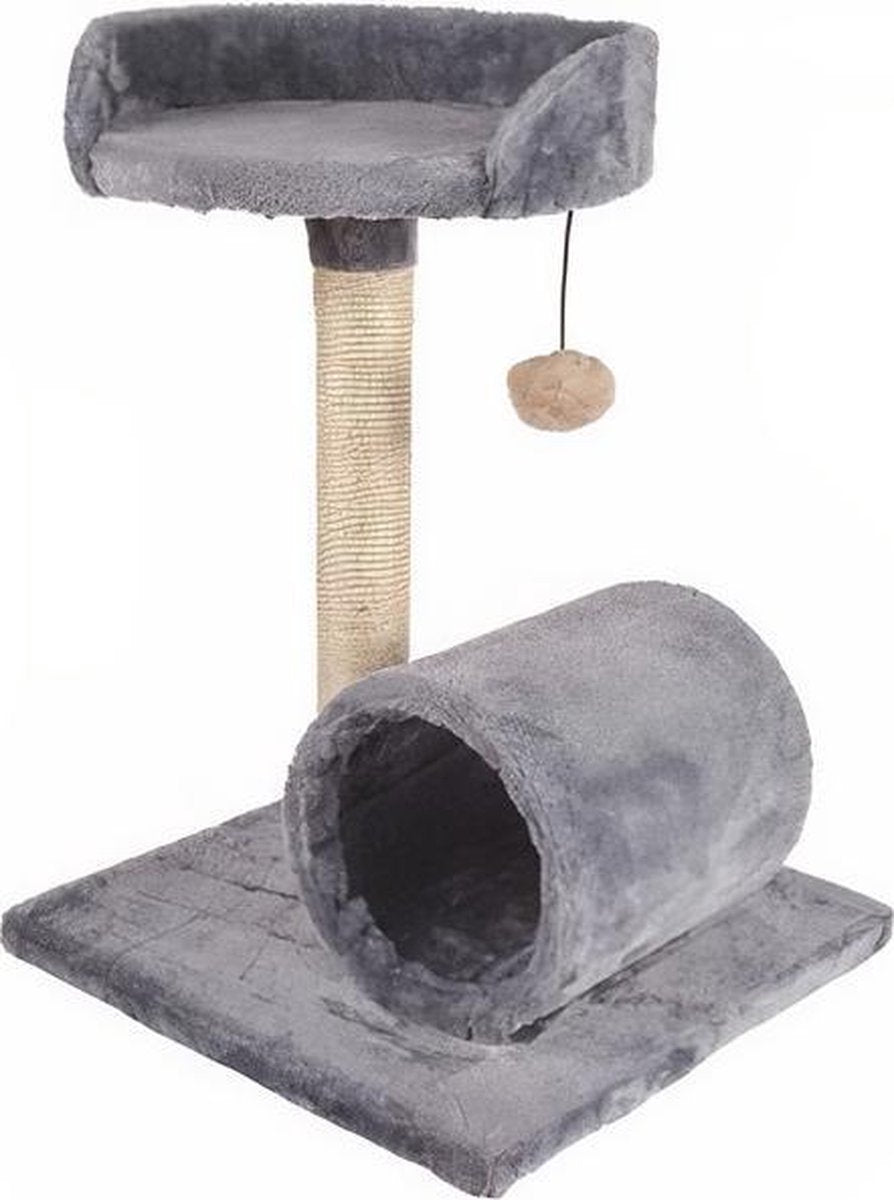 M-pets Krabpaal Erebus Kattenboom 38 X 49 Cm Sisal/pluche Grijs