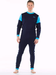 Plukpak voor volwassenen | Rugritssluiting | Tricot | Eendelige uitvoering | Donkerblauw | XS