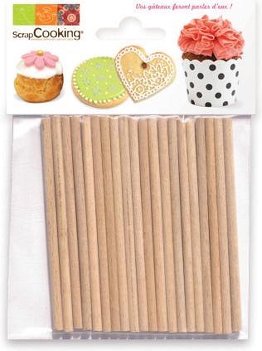 Scrapcooking Houten Lollystokjes - 8