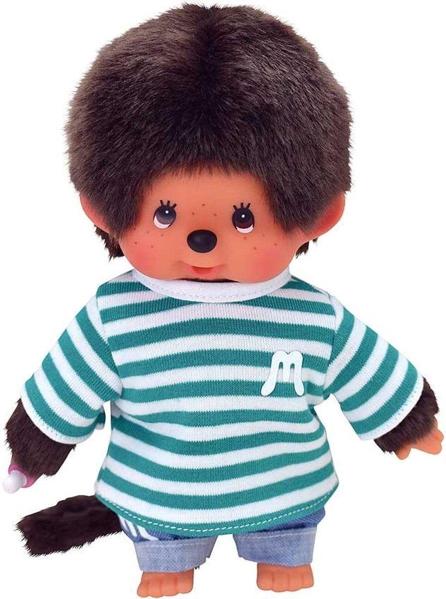 Monchhichi - Kledingset voor pop - Gestreepte T-Shirt Met Broek