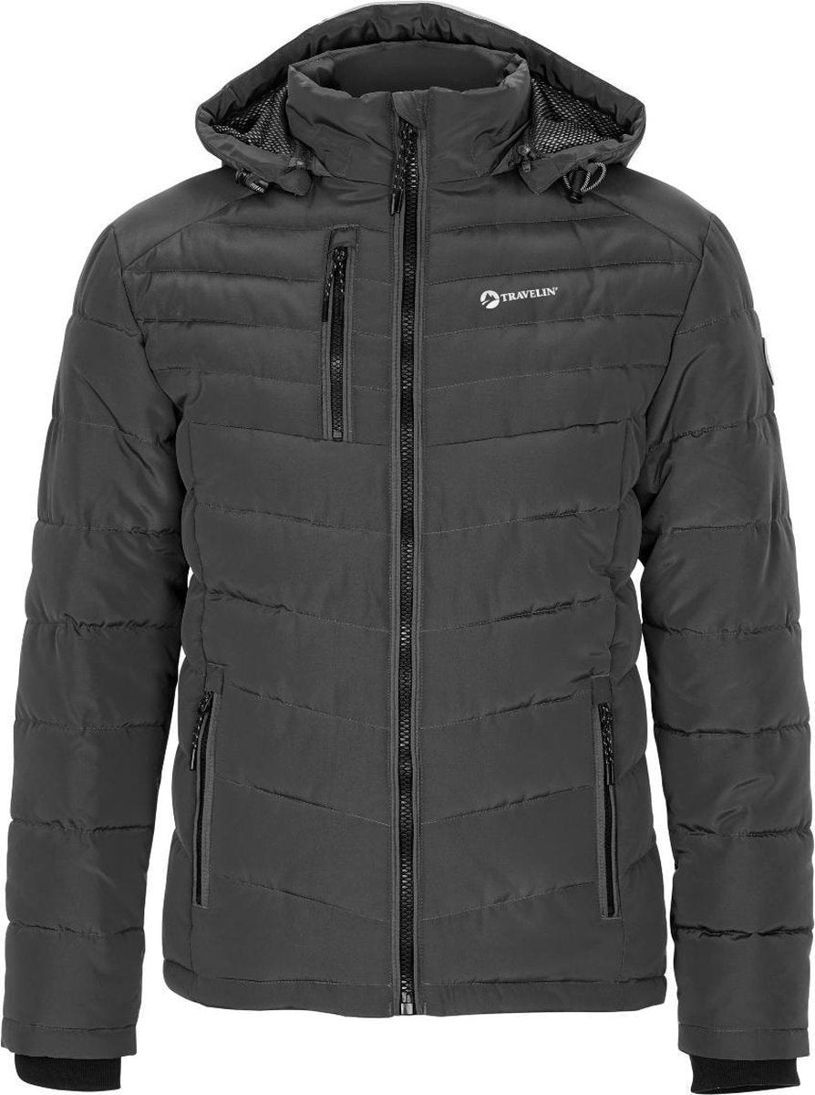 Travelin' Myrdal - Heren Outdoorjas - Winddicht en Waterafstotend - Antraciet - XL