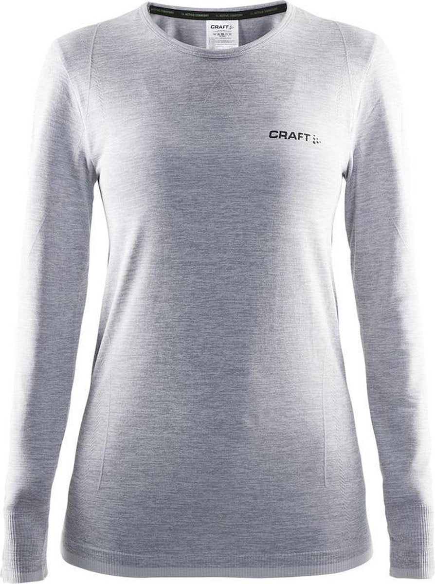 Craft Active Comfort Longsleeve - Sportshirt - Dames - XL - Grey