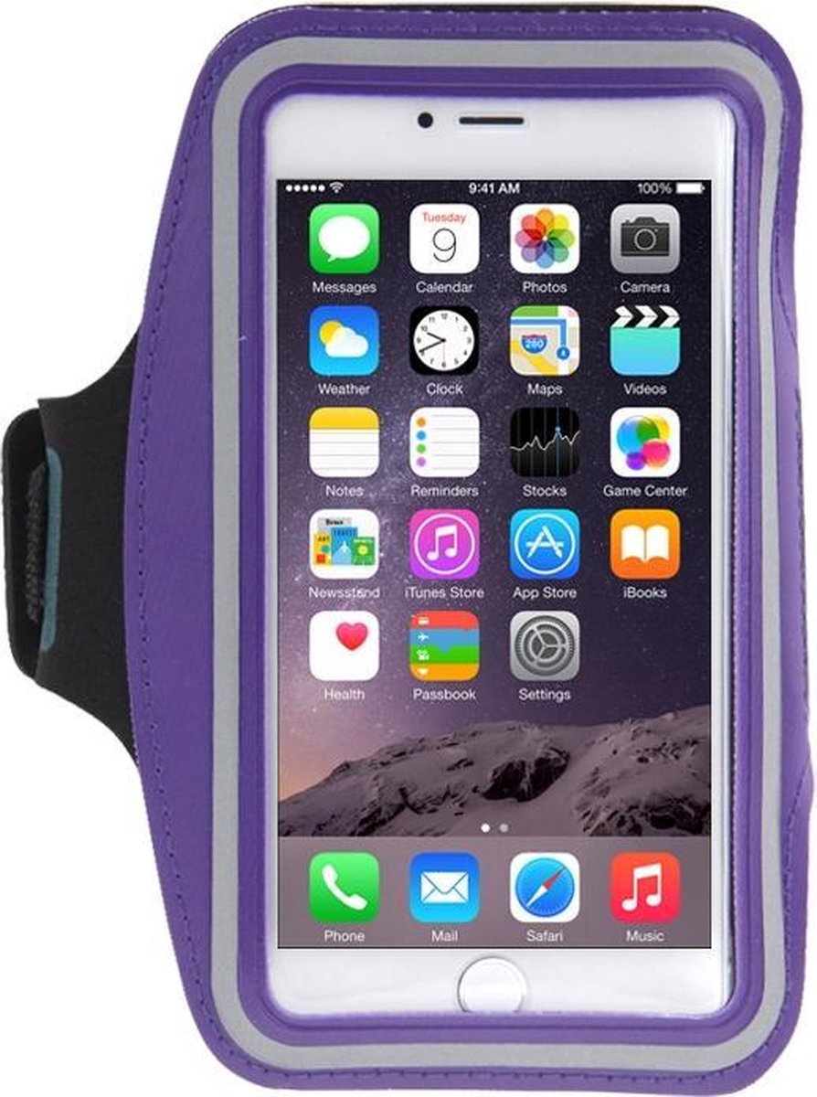 Mobigear Sportarmband Paars iPhone 8 Plus / 7 Plus / 6(s) Plus
