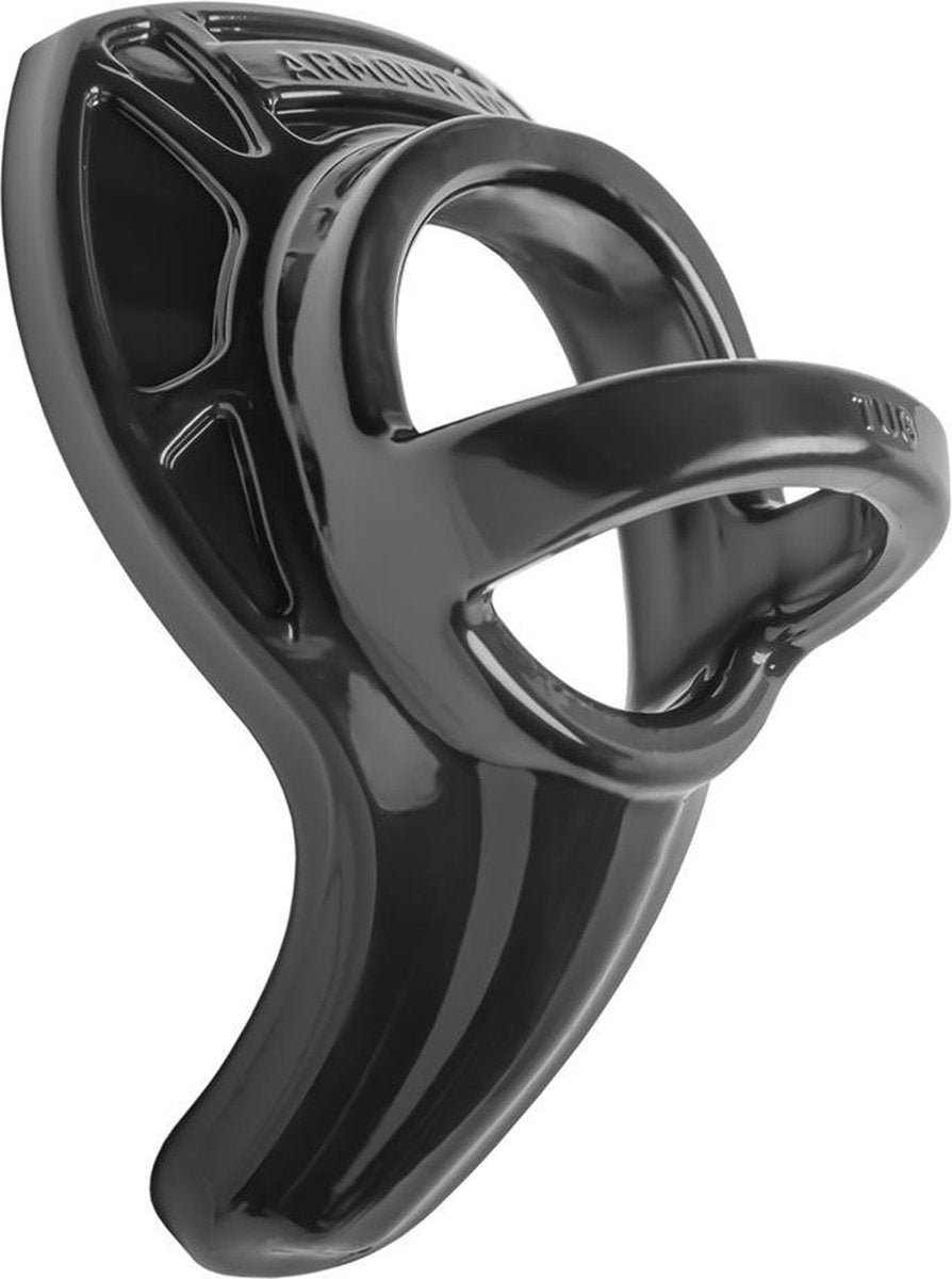 Armour Tug - Black - Cock Rings - black - Discreet verpakt en bezorgd
