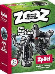 Zpiiel - ZooZ Black Panther - Constructiespeelgoed - Unieke bouwelementen met kogelgewrichten - Creatief spelen - Fijne motoriek