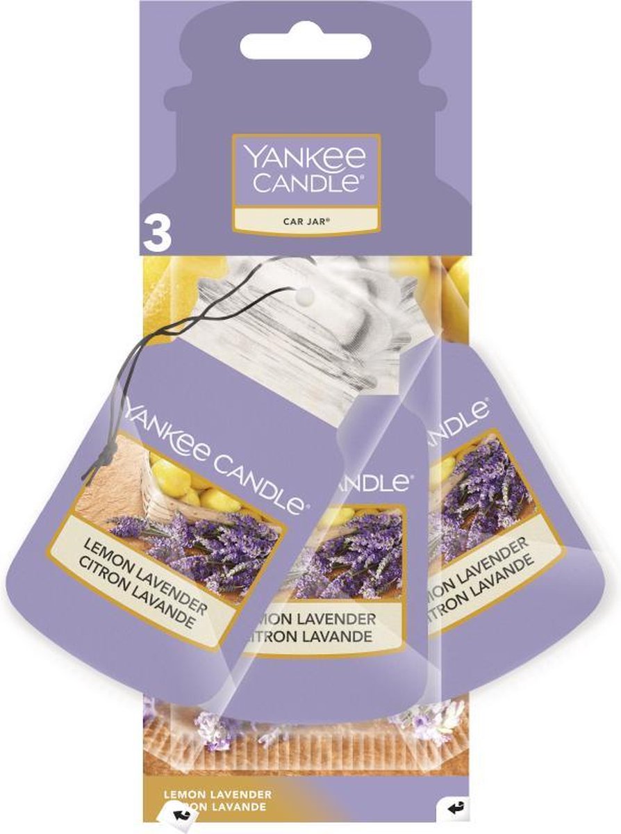 Yankee Candle - Car Jar - Lemon Lavender set van 3