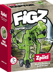 Zpiiel - FigZ Raptor - Constructiespeelgoed - Unieke bouwelementen met kogelgewrichten - Creatief spelen - Fijne motoriek