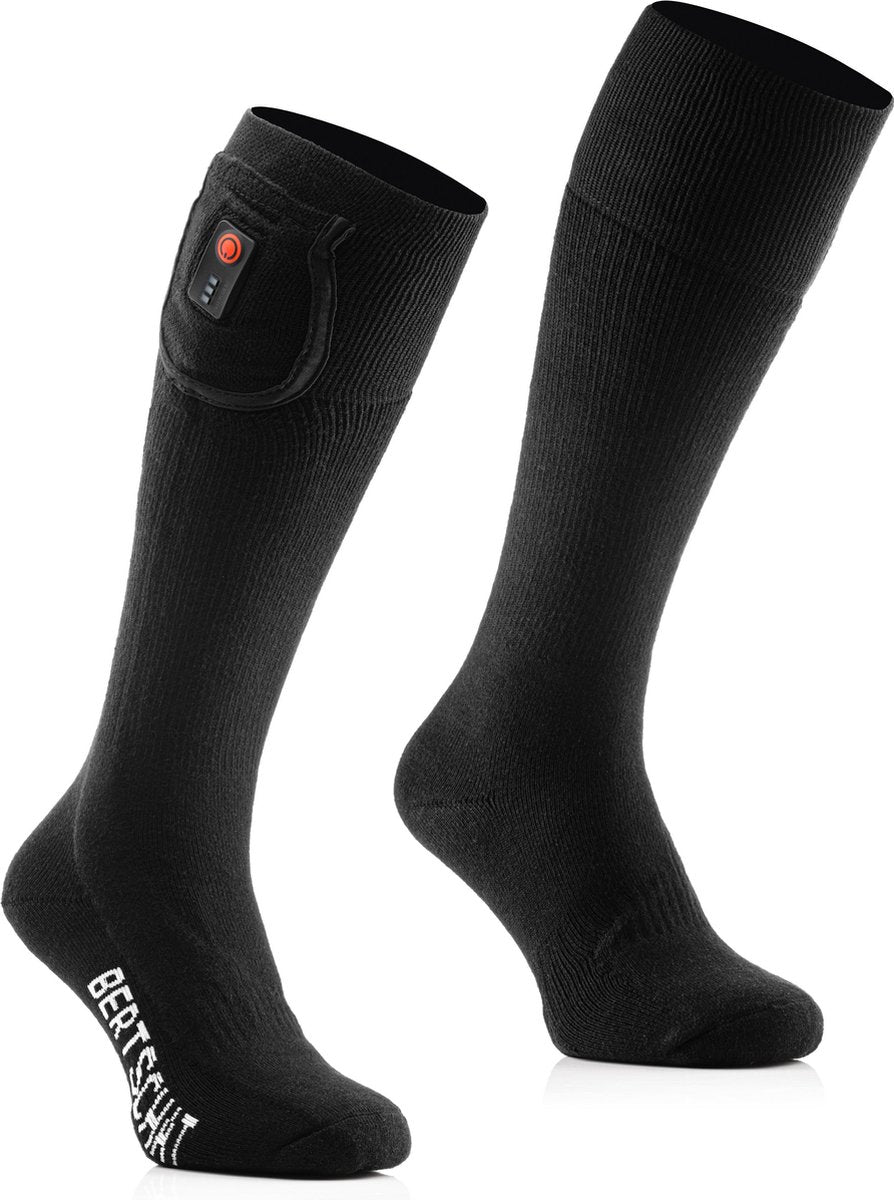 BERTSCHAT® | Verwarmde sokken met oplaadbare accu | Maat: 39-41 | Unisex | Zwart