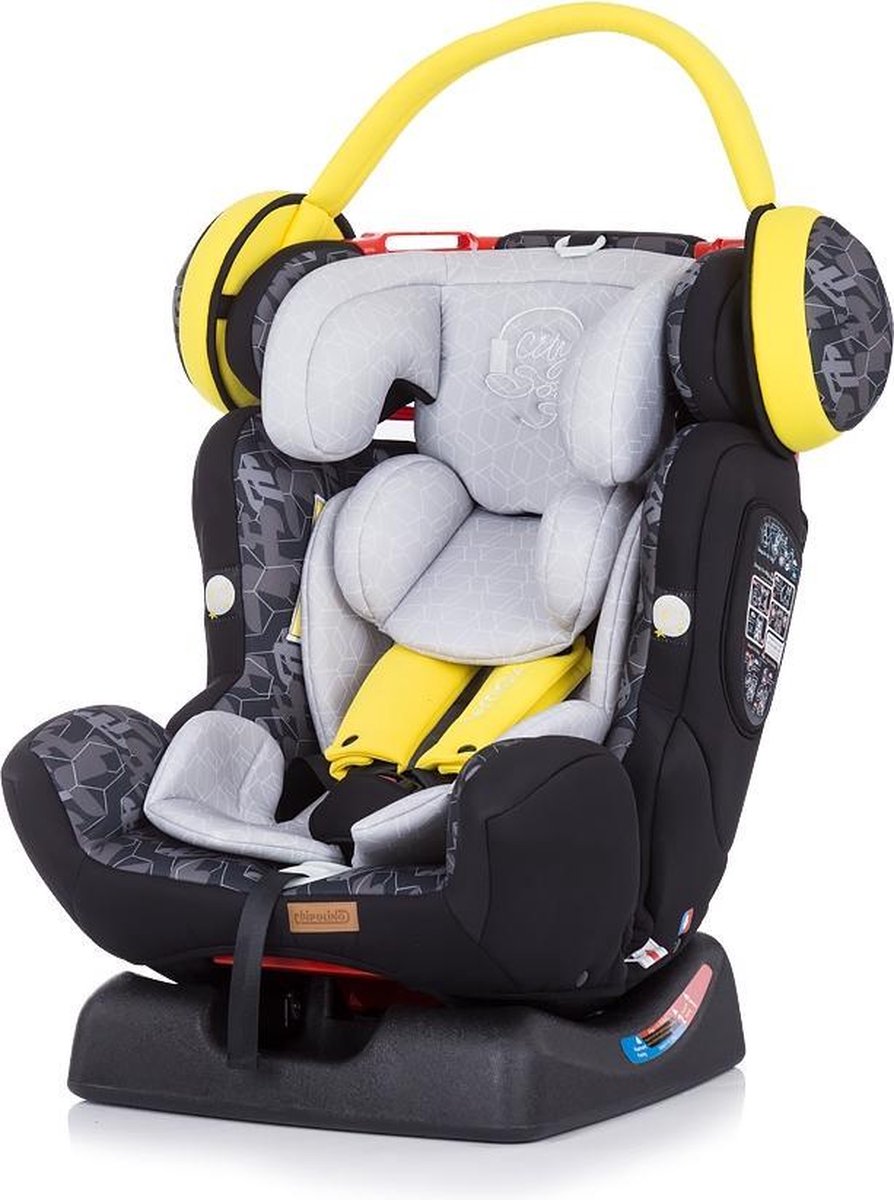 Autostoel Chipolino 4 Max jongen grijs 0-36 kg