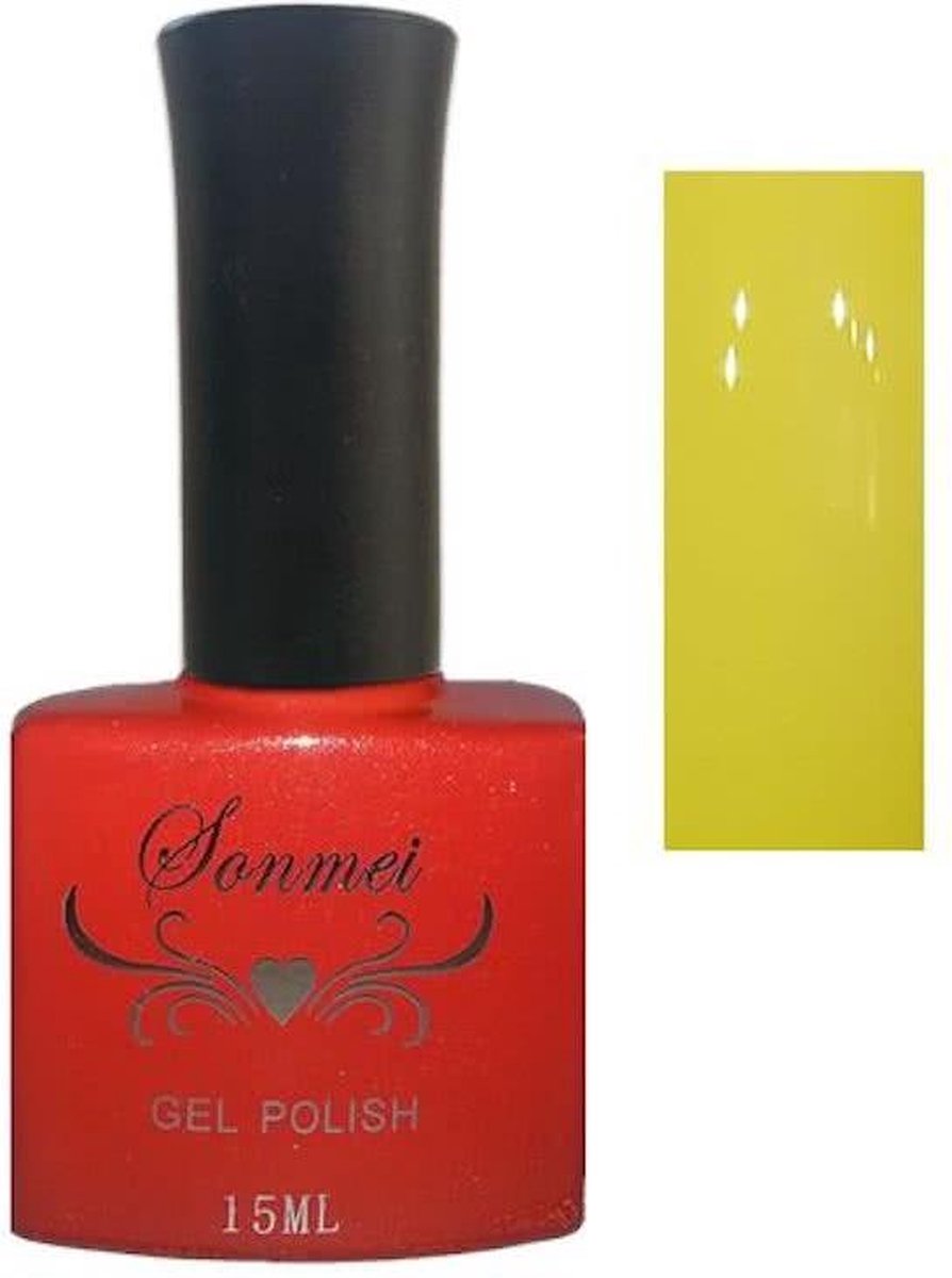 Neon Gel Nagellak Fel Geel