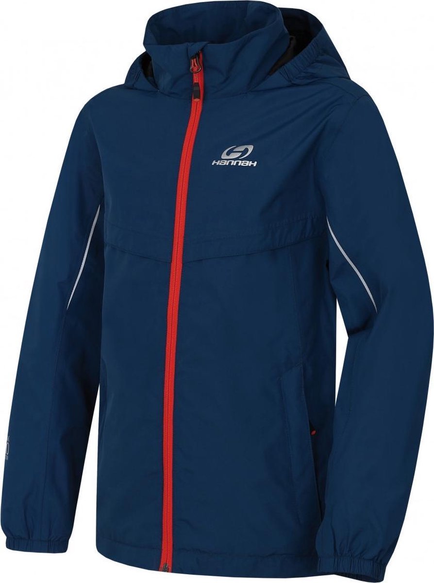 Hannah Outdoorjas Brons Jr Jongens Polyester Blauw Mt 128