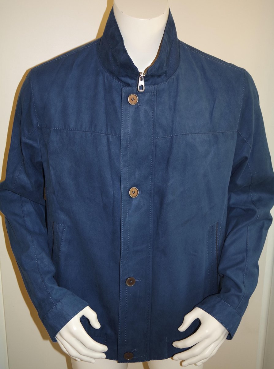 Bugatti Suede Jack - Blauw - Maat 56