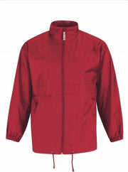Heren regenkleding - Sirocco windjas/regenjas in het rood - volwassenen S (48) rood
