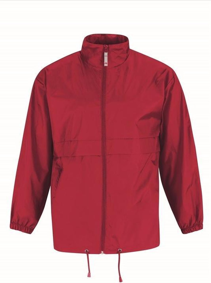 Heren regenkleding - Sirocco windjas/regenjas in het rood - volwassenen S (48) rood