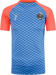 Touzani Sportshirt - Maat 164  - Jongens - blauw/rood/zwart
