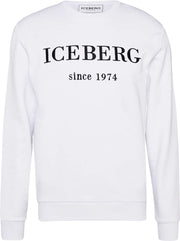 Iceberg 1974 Logo Sweater Wit  heren maat M