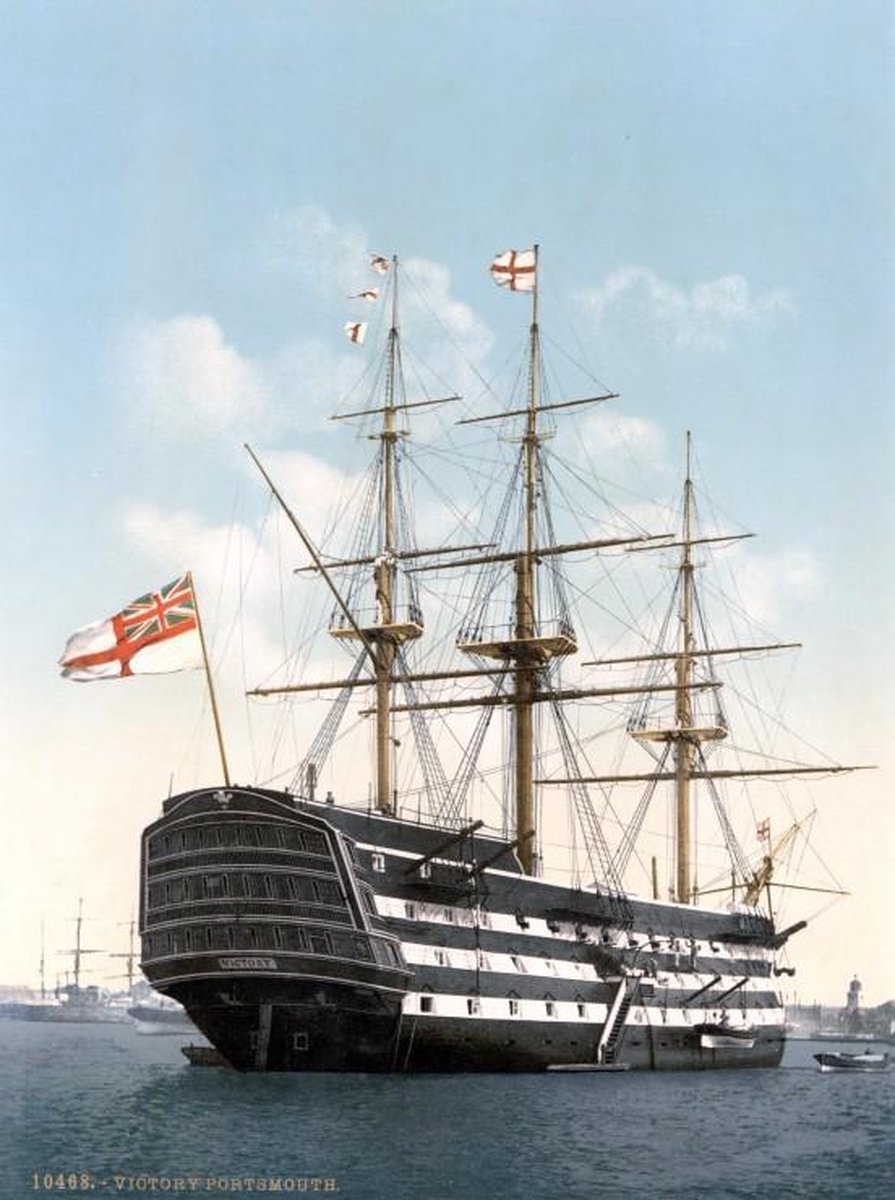 Grafika HMS Victory in Portsmouth