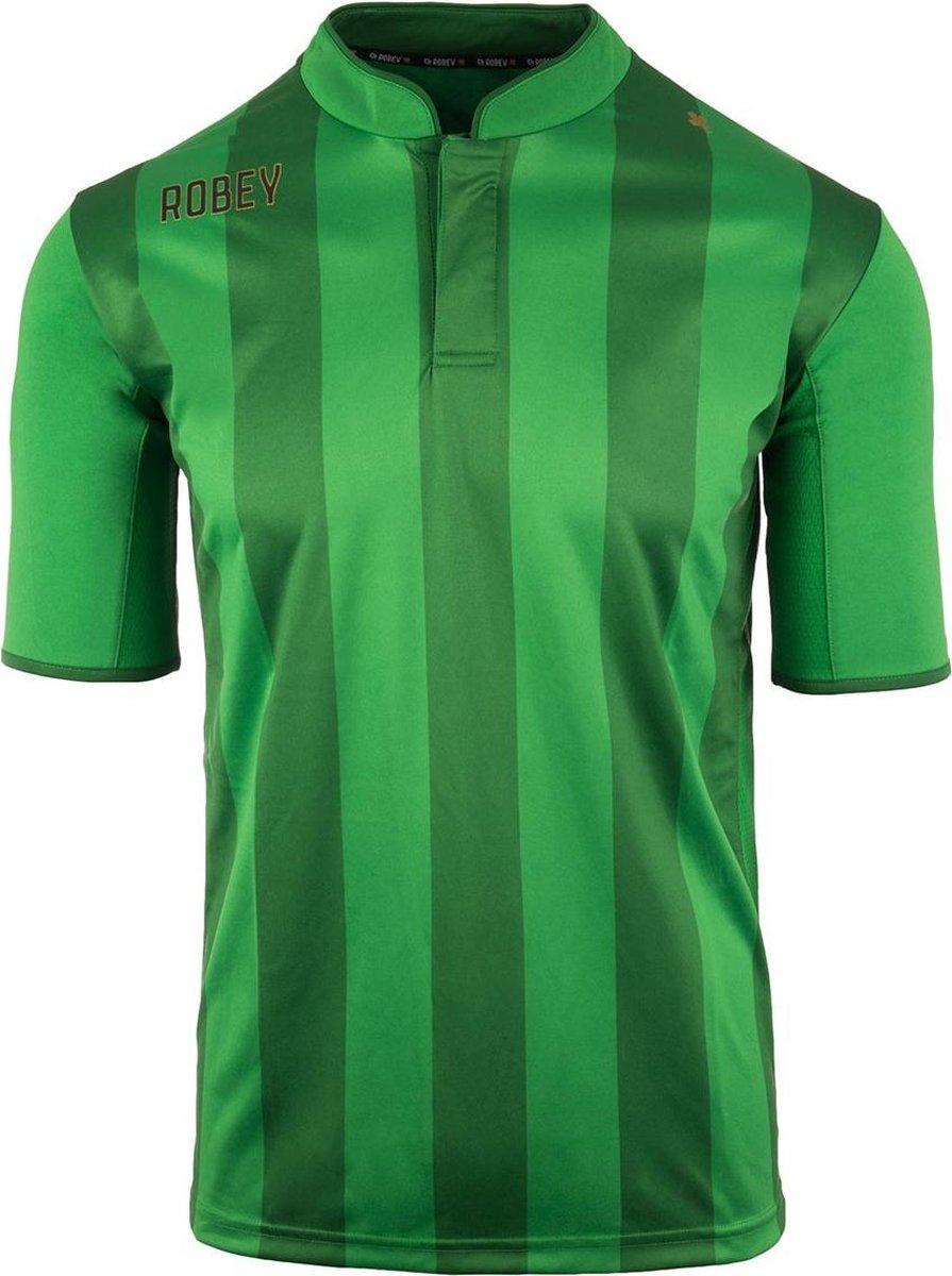 Robey Winner SS Voetbalshirt korte mouwen - Green Stripe