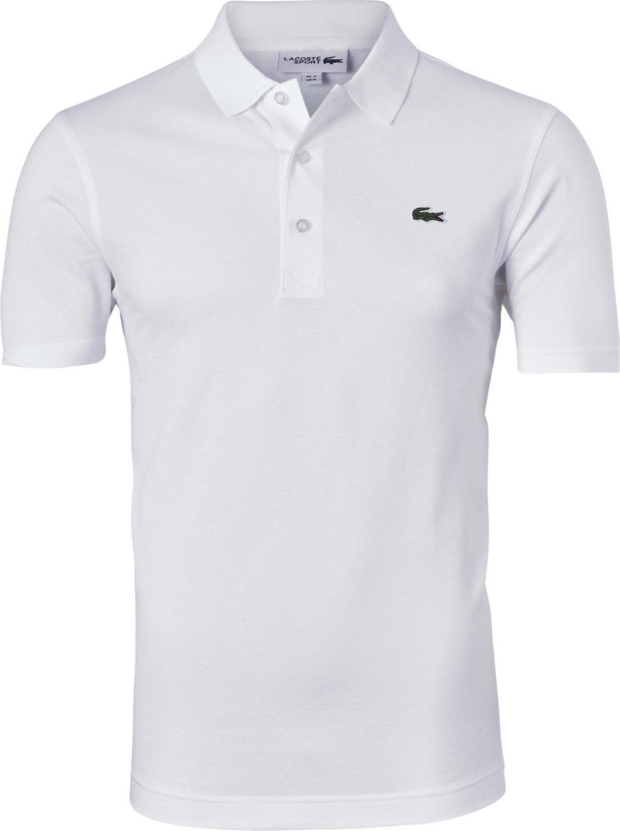 Lacoste Sport polo regular fit stretch - wit -  Maat: 6XL