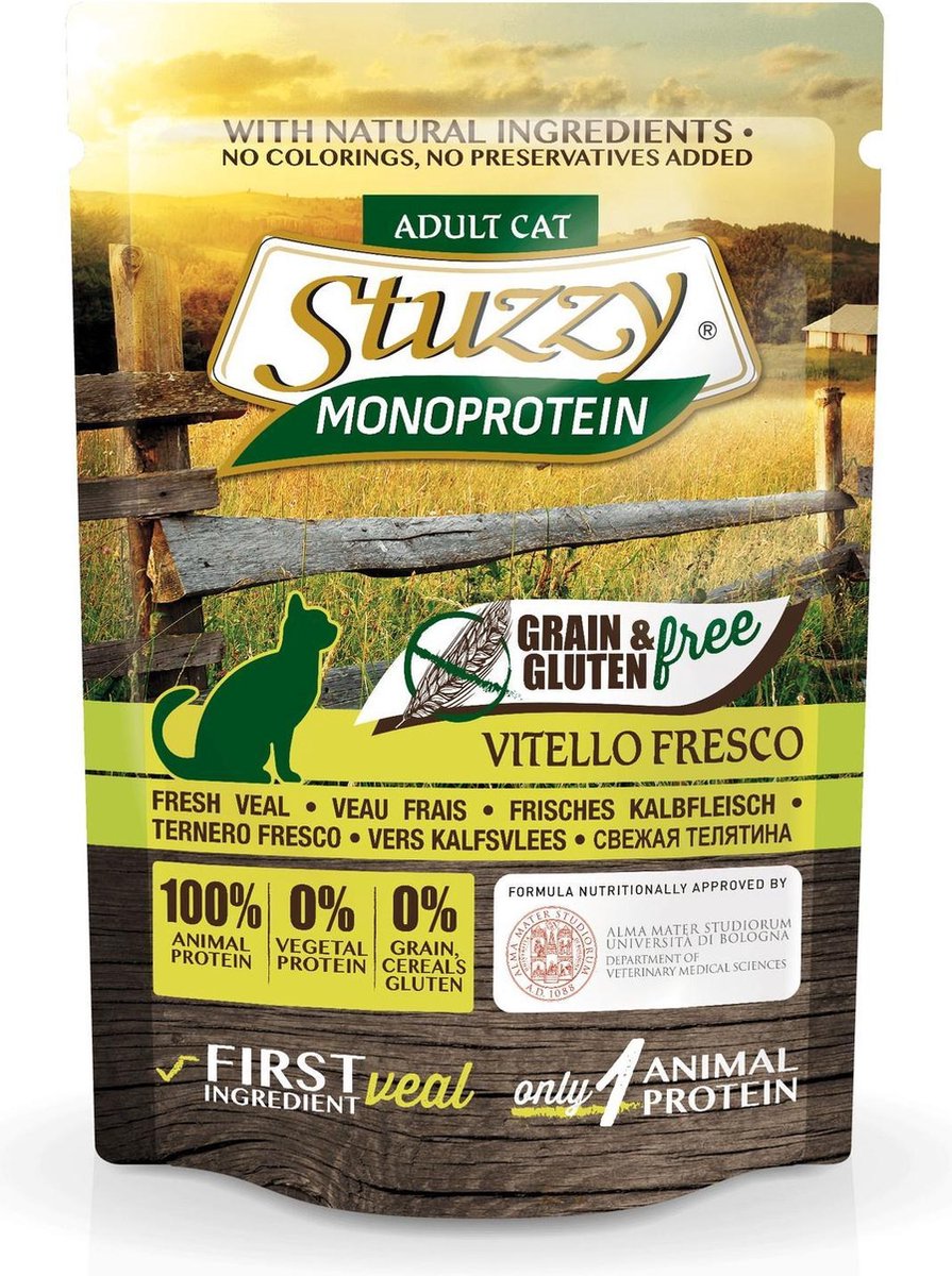 Stuzzy Monoproteïne - Kalf - 16 stuks à 85 gram