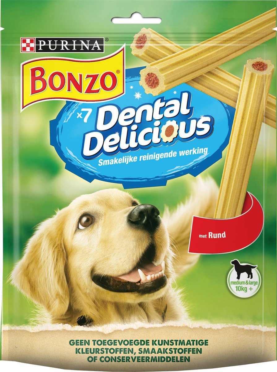 Bonzo Dental Delicious Rund - Hondensnack - 200 g