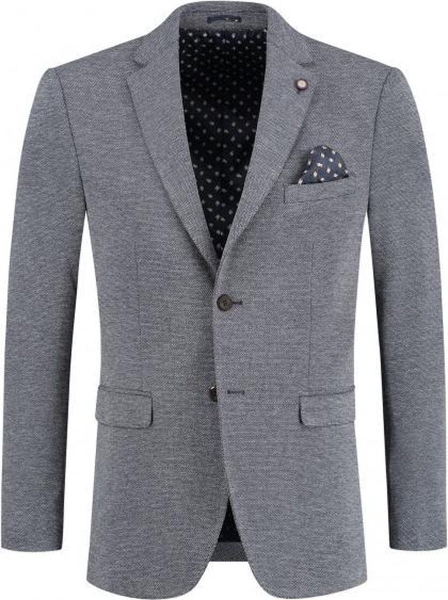GENTS | Colbert Heren uni grijsblauw 0140 Maat 50