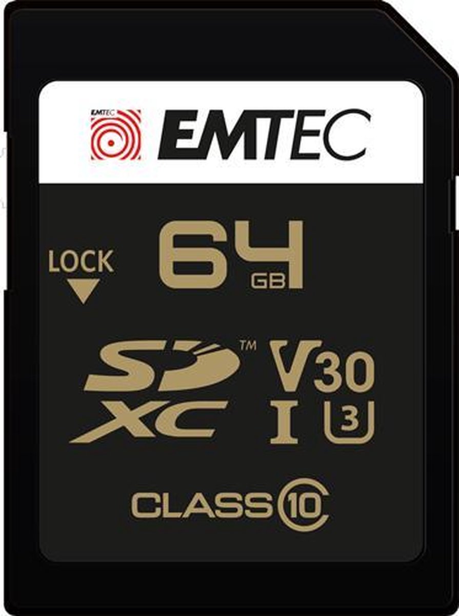 Emtec ECMSD64GXC10SP flashgeheugen 64 GB SDXC Klasse 10