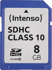 Intenso 3411460 flashgeheugen 8 GB SDHC Klasse 10